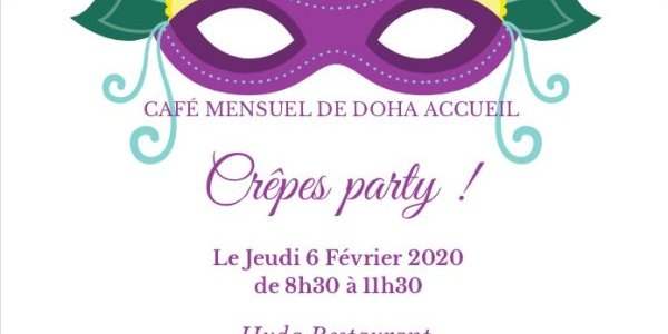 Café Mensuel "Crêpes Party"